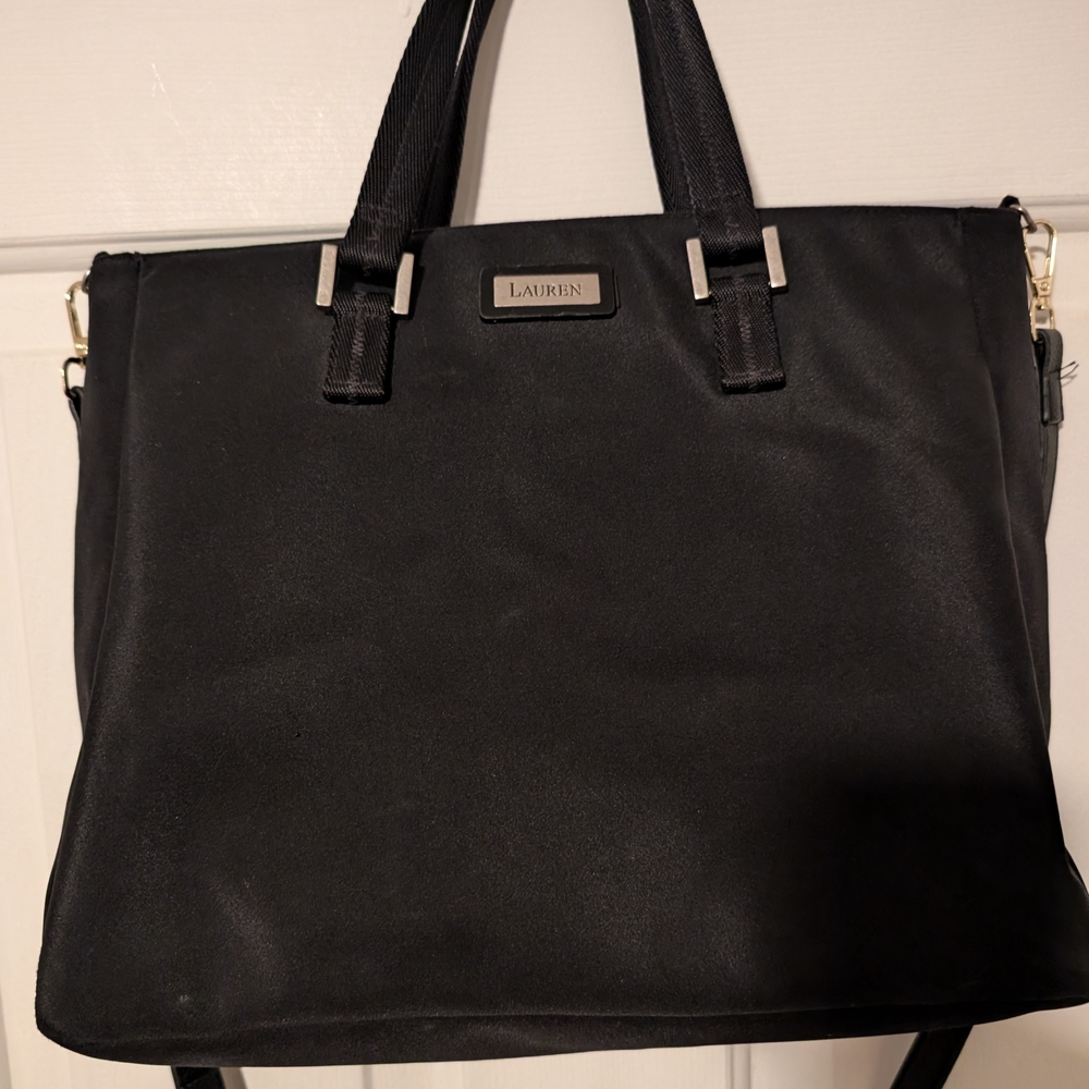 Lauren Ralph Lauren Black Tote Bag